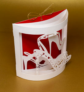 3D Designer Shoe Card