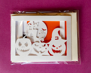 Halloween Greeting Card, Party Invitation