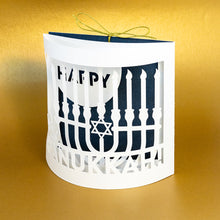 Load image into Gallery viewer, Happy Hanukkah Greeting Card, Party Invite
