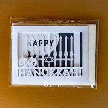 Load image into Gallery viewer, Happy Hanukkah Greeting Card, Party Invite
